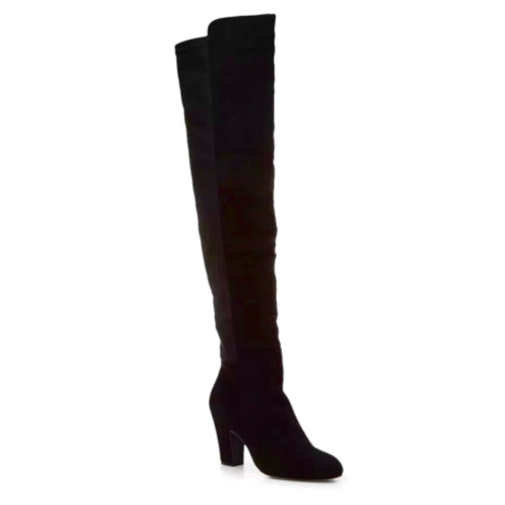 Chinese Laundry Knee High Boots Size 9.5 Black Block Heel Winter Boot